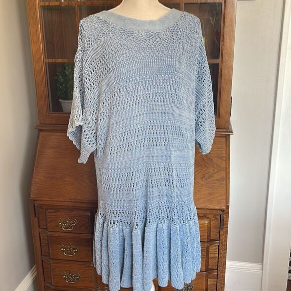 Free People - Sistine Crochet Mini Dress - Picture 7 of 11